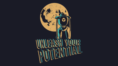 Cool Motivational Robot Wallpaper HD 4K - Unleash Your Potential Aesthetic