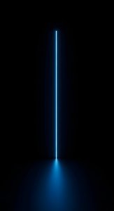 Minimalist Blue Neon Line Wallpaper HD 4K - Cool Dark Aesthetic