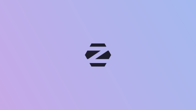 Minimalist Aesthetic Z Logo Wallpaper HD 4K - Clean Purple Gradient Background