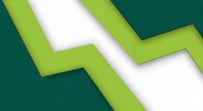 Cool Modern Green Abstract Geometric Wallpaper HD 4K Aesthetic