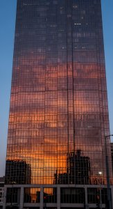 Stunning Sunset Reflection Architecture Wallpaper HD 4K Aesthetic