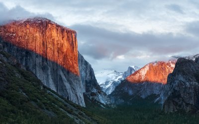 Yosemite El Capitan Sunset Mountain Landscape Wallpaper HD 4K