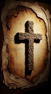 Rustic Christian Cross Wallpaper HD 4K - Aesthetic Religious Background