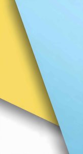 Minimalist Blue and Yellow Geometric Aesthetic Wallpaper HD 4K