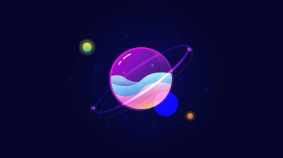 Aesthetic Space Planet Wallpaper HD 4K - Cool Minimalist Galaxy Art