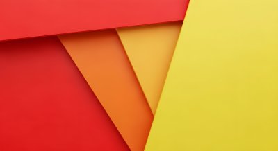 Vibrant Red and Yellow Abstract Geometric Wallpaper HD 4K Aesthetic