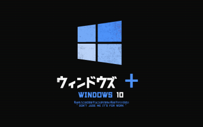 Aesthetic Windows 10 Wallpaper HD 4K - Cool Dark Tech Background