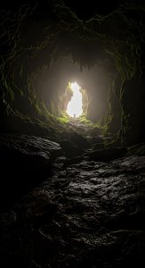 Breathtaking Cave Entrance Nature Wallpaper 4K - Aesthetic Adventure Background