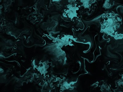 Dark Teal Liquid Marble Aesthetic Wallpaper HD 4K - Cool Abstract Background