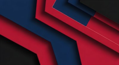 Cool Abstract Red and Blue Geometric Wallpaper HD 4K Aesthetic