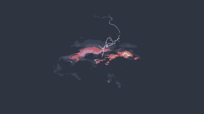 Aesthetic Lightning Bolt Pixel Art Wallpaper HD 4K Minimalist Dark Sky