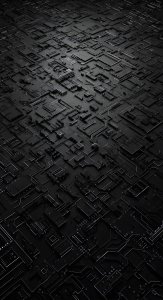 Cool Dark Futuristic Technology Wallpaper HD 4K Aesthetic Background