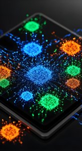 Futuristic Tech Circuit Board Wallpaper HD 4K Aesthetic for Smartphone