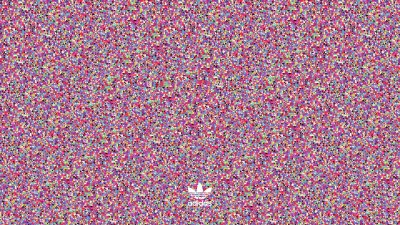 Cool Adidas Aesthetic Wallpaper HD 4K - Colorful Geometric Pattern