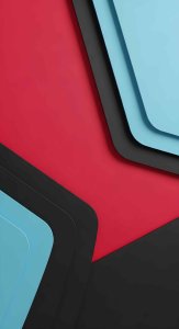 Abstract Material Design Wallpaper 4K - Modern Geometric Aesthetic