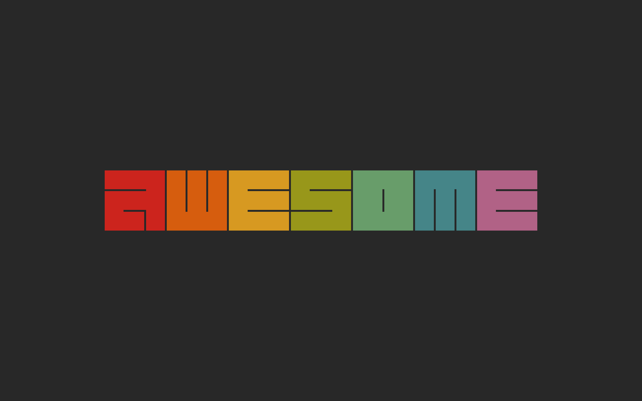 Awesome Colorful Typography Wallpaper HD 4K Aesthetic Minimalist