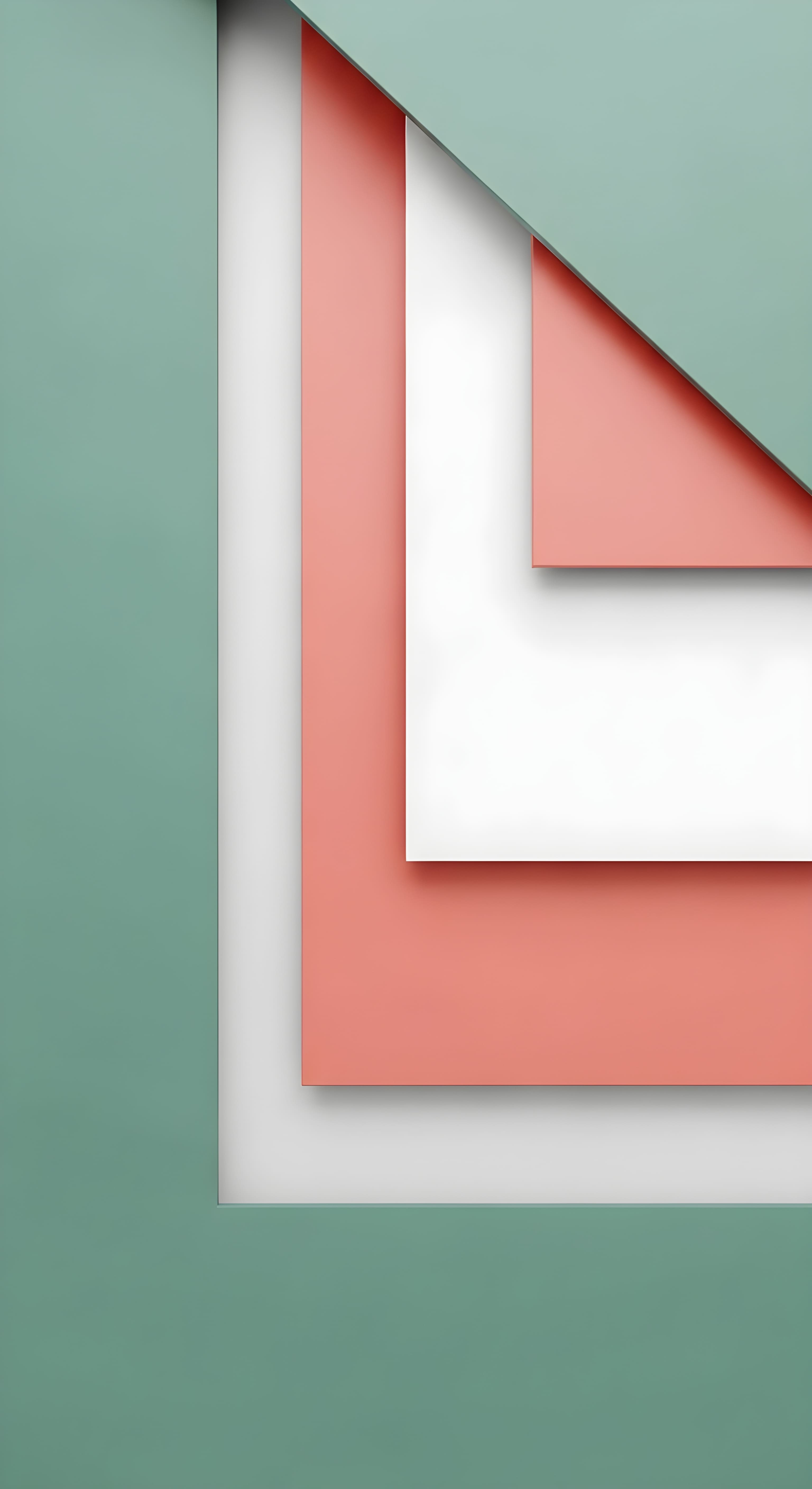 Abstract Geometric Layered Wallpaper HD 4K - Modern Minimalist Aesthetic