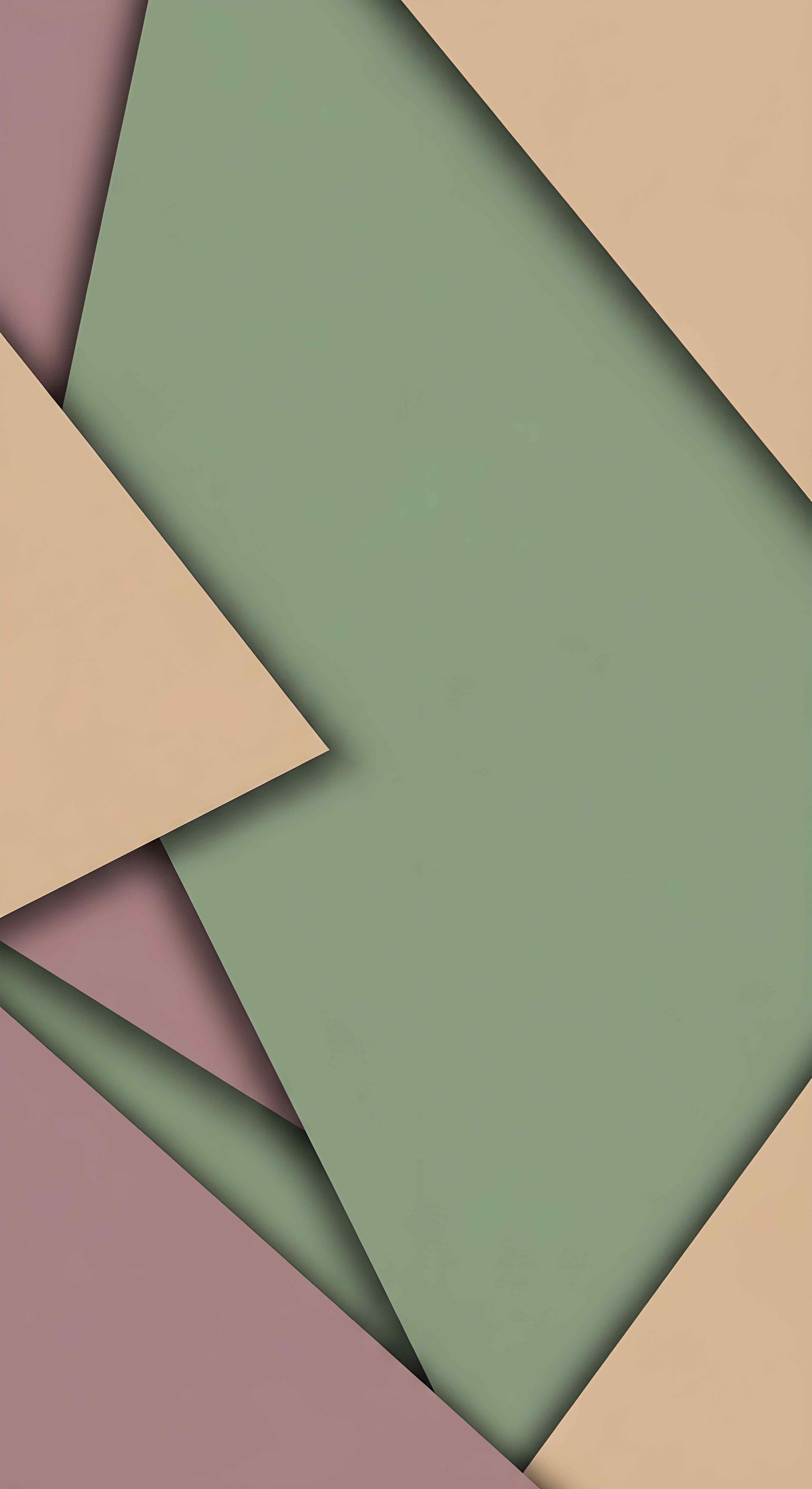 Aesthetic Material Design Geometric Wallpaper HD 4K - Minimalist Shapes