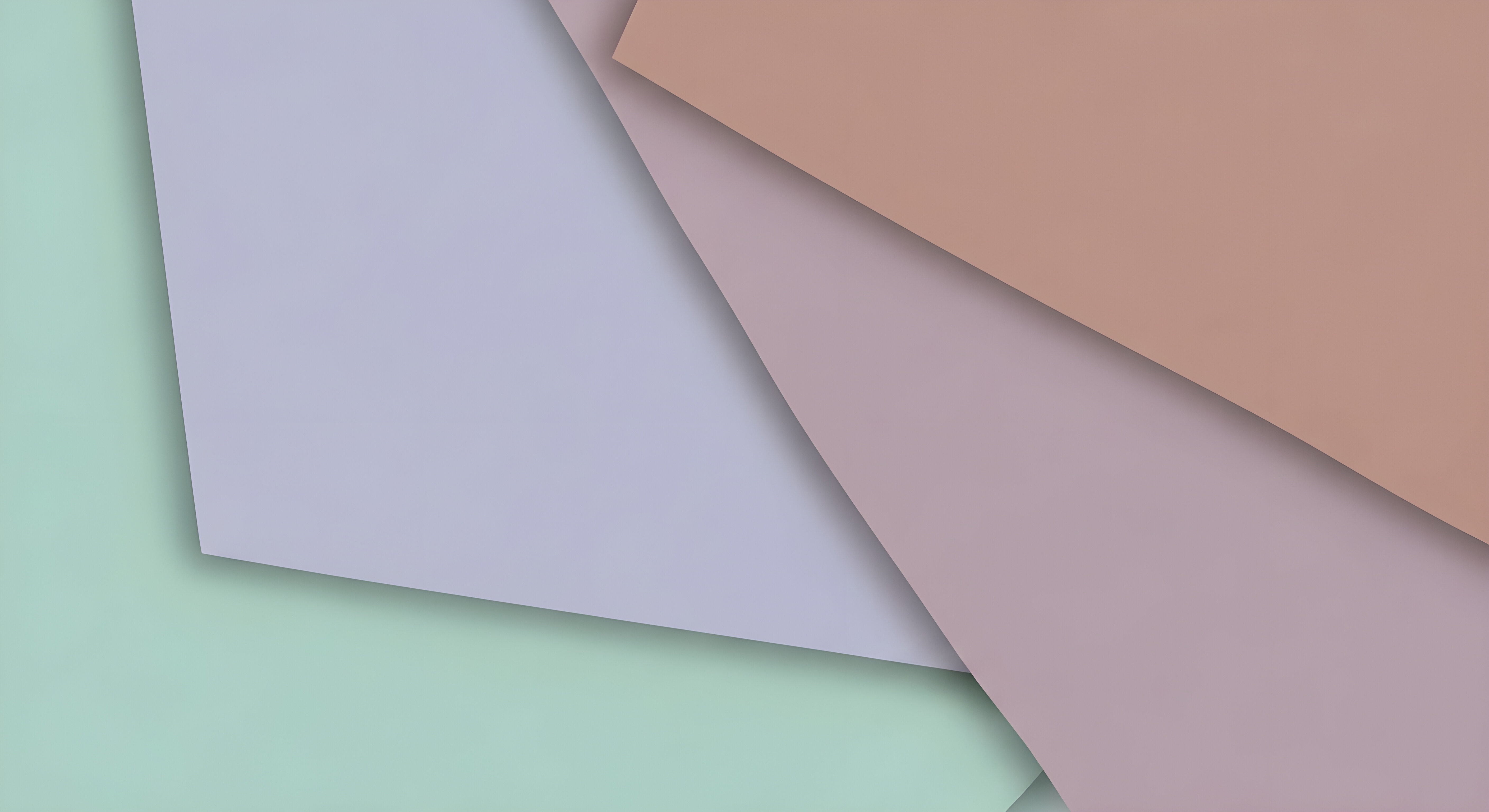 Aesthetic Minimalist Geometric Wallpaper HD 4K - Cool Pastel Material Design