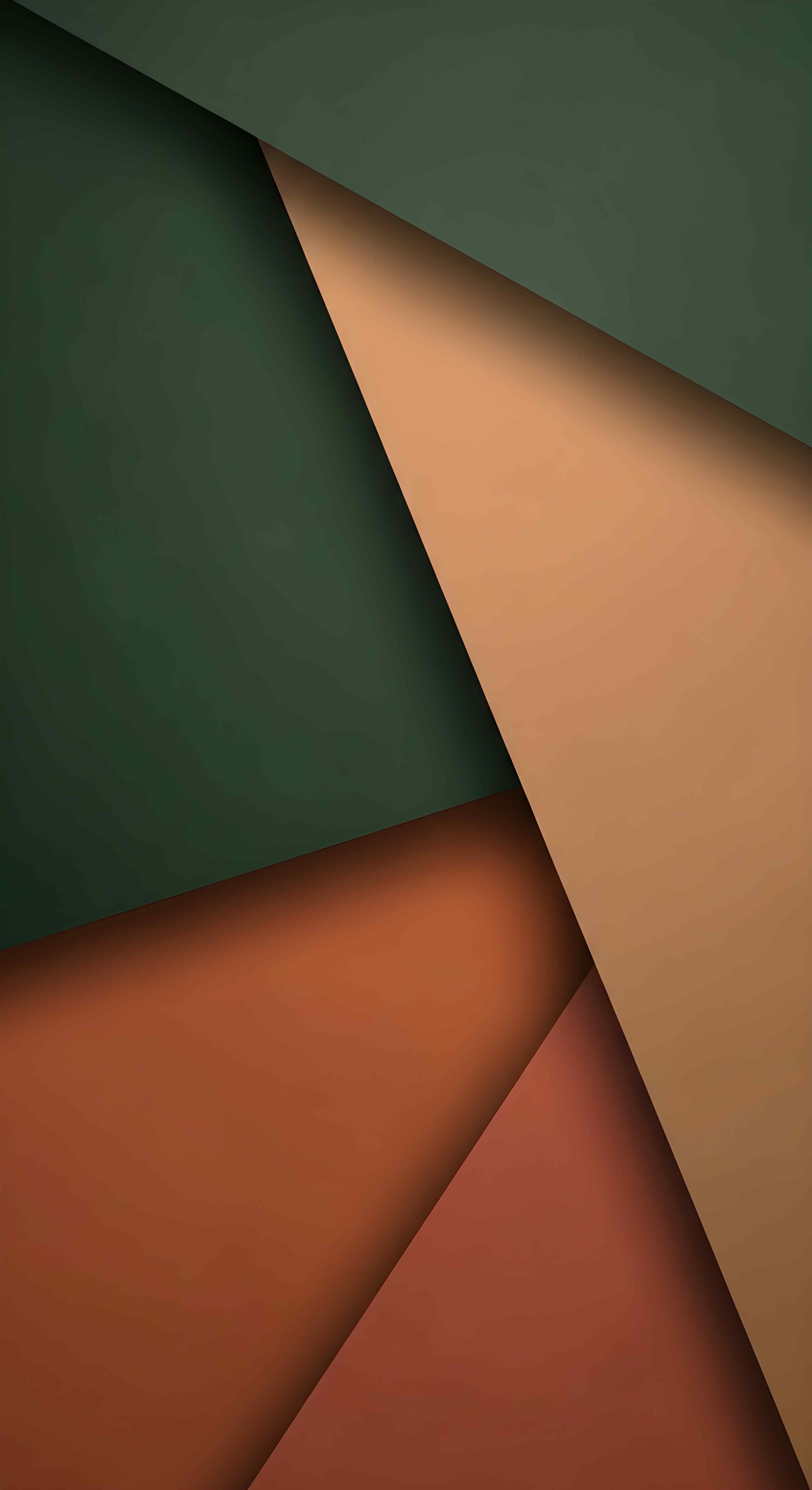 Abstract Geometric Material Design Wallpaper HD 4K Aesthetic Earth Tones