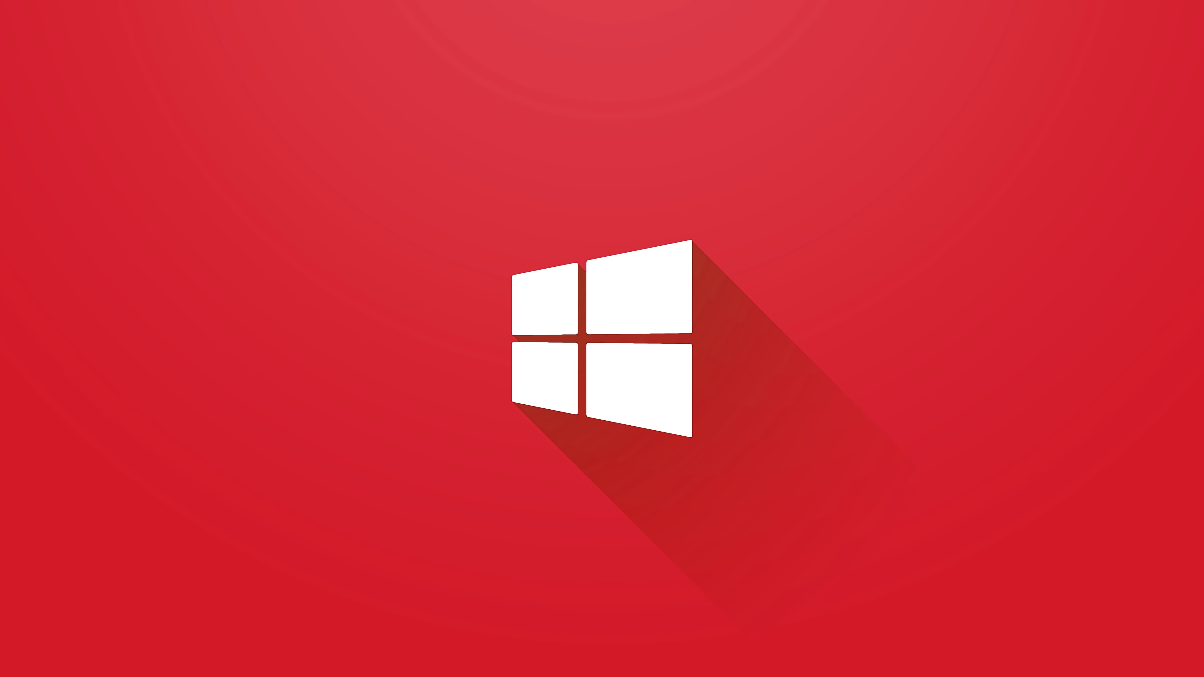 Minimalist Red Windows Logo Wallpaper HD 4K Aesthetic Background