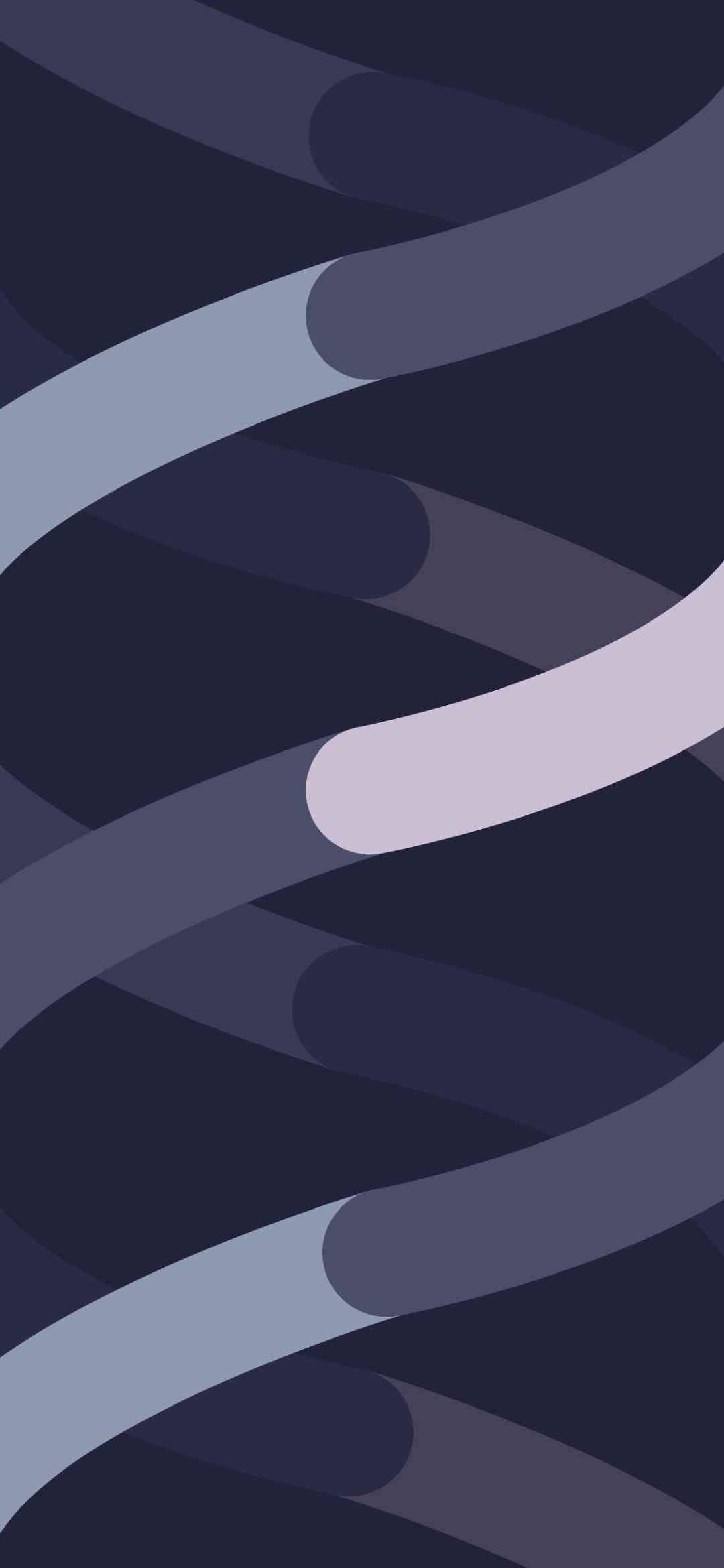 Dark Aesthetic Abstract Waves Wallpaper HD 4K - Cool Minimalist Background