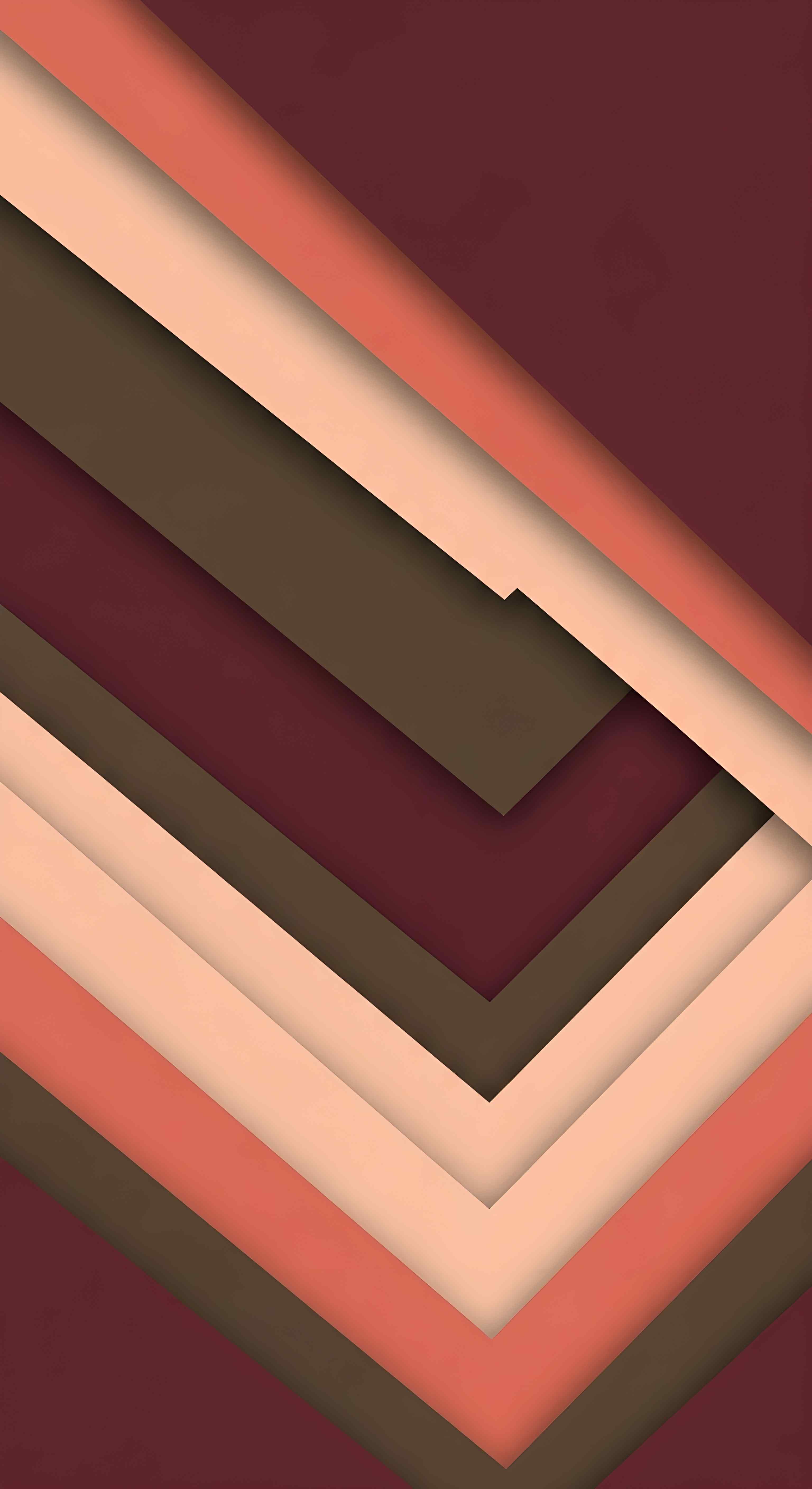 Aesthetic Abstract Geometric Wallpaper HD 4K Material Design Earth Tones