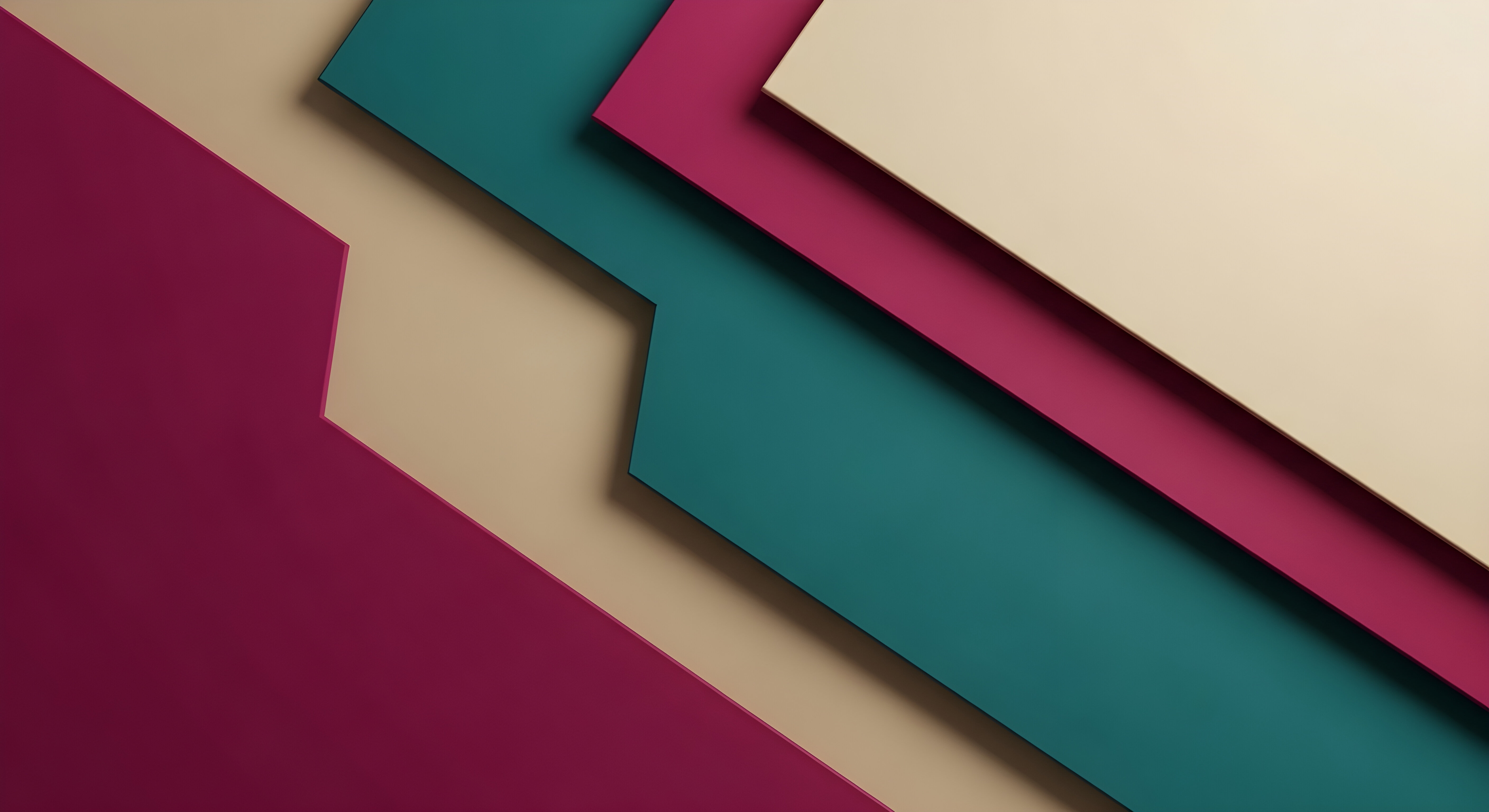Abstract Geometric Layers 4K Wallpaper - Modern Minimalist Aesthetic