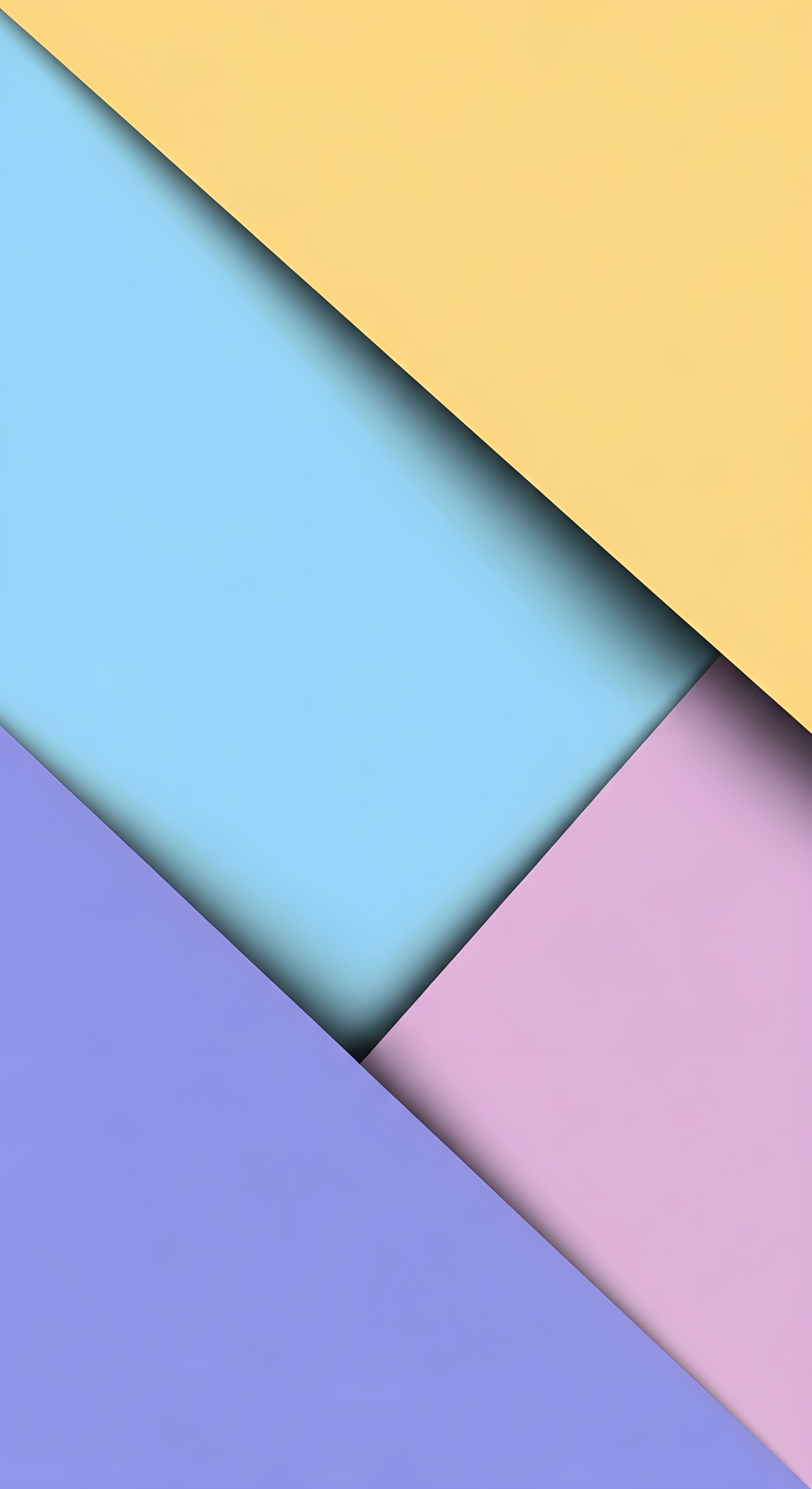 Aesthetic Pastel Geometric Wallpaper HD 4K for Mobile - Minimalist Abstract