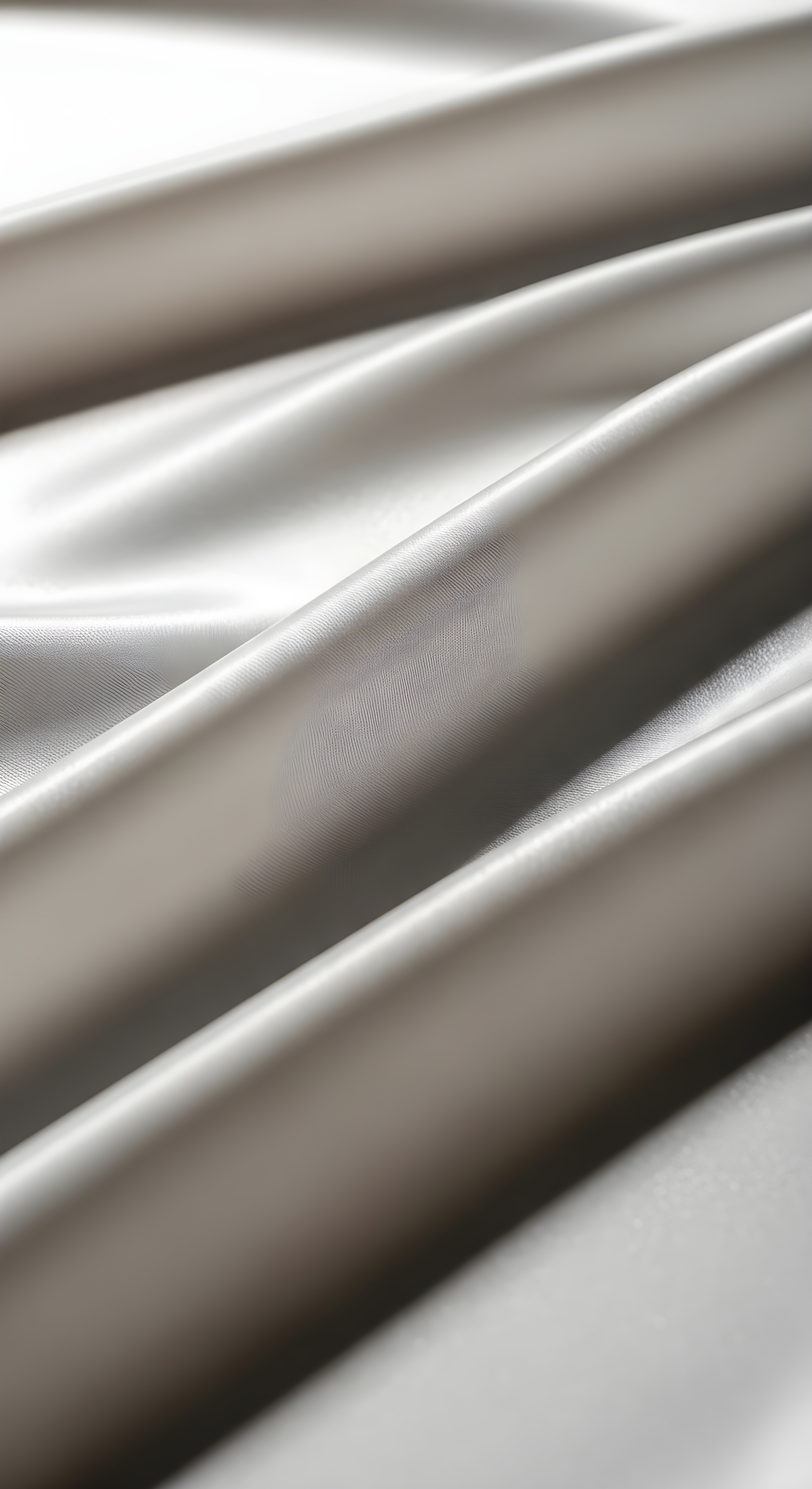 Elegant Silver Silk Fabric Wallpaper HD 4K Aesthetic Minimalist Texture