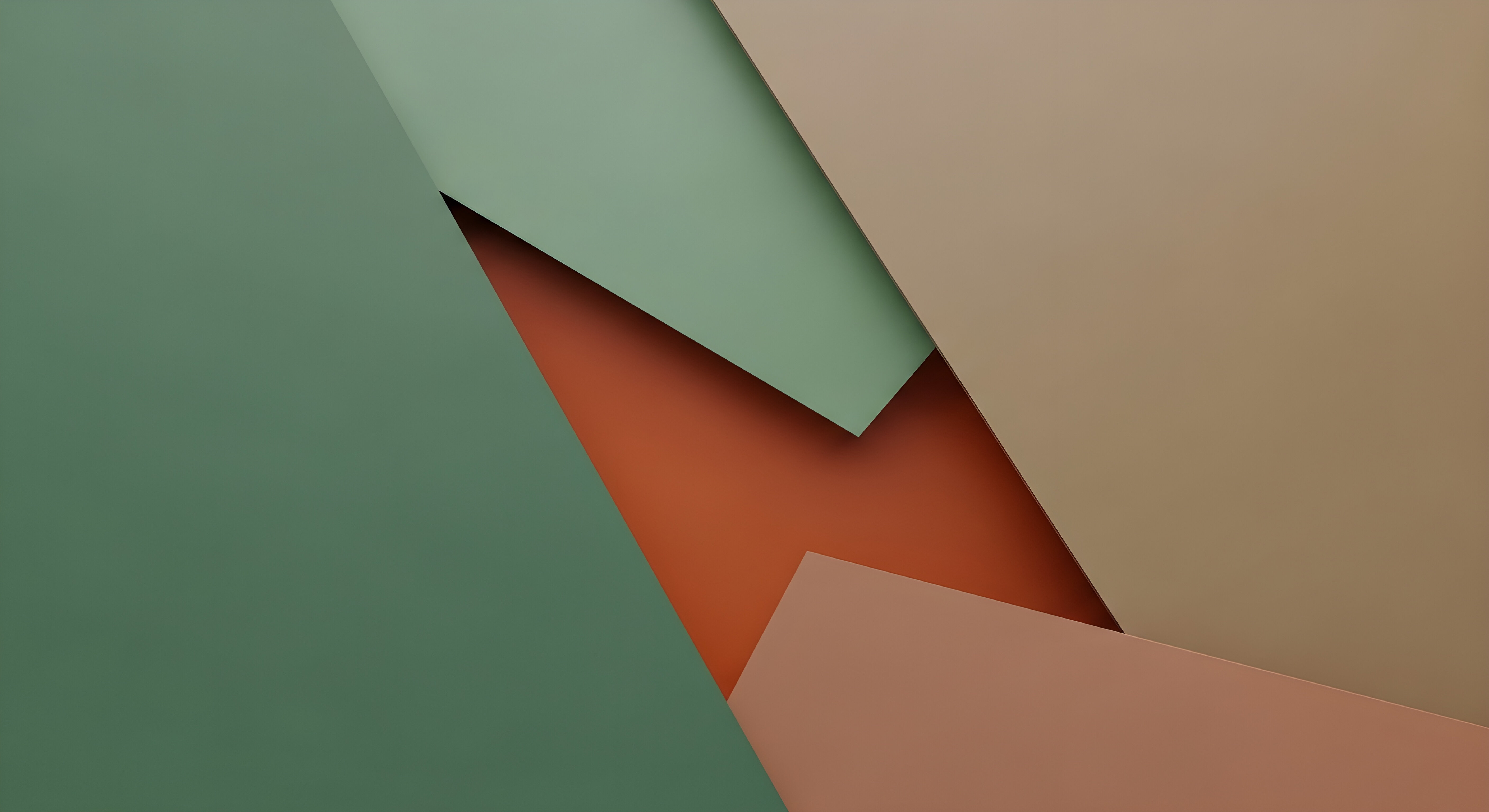 Aesthetic Earth Tones Minimalist Geometric Wallpaper HD 4K for Desktop