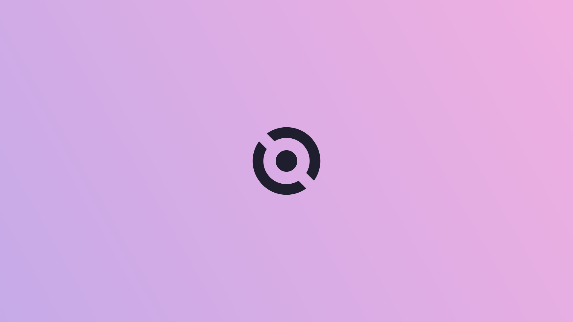 Minimalist Aesthetic Purple Gradient Wallpaper HD 4K - Cool Abstract Logo