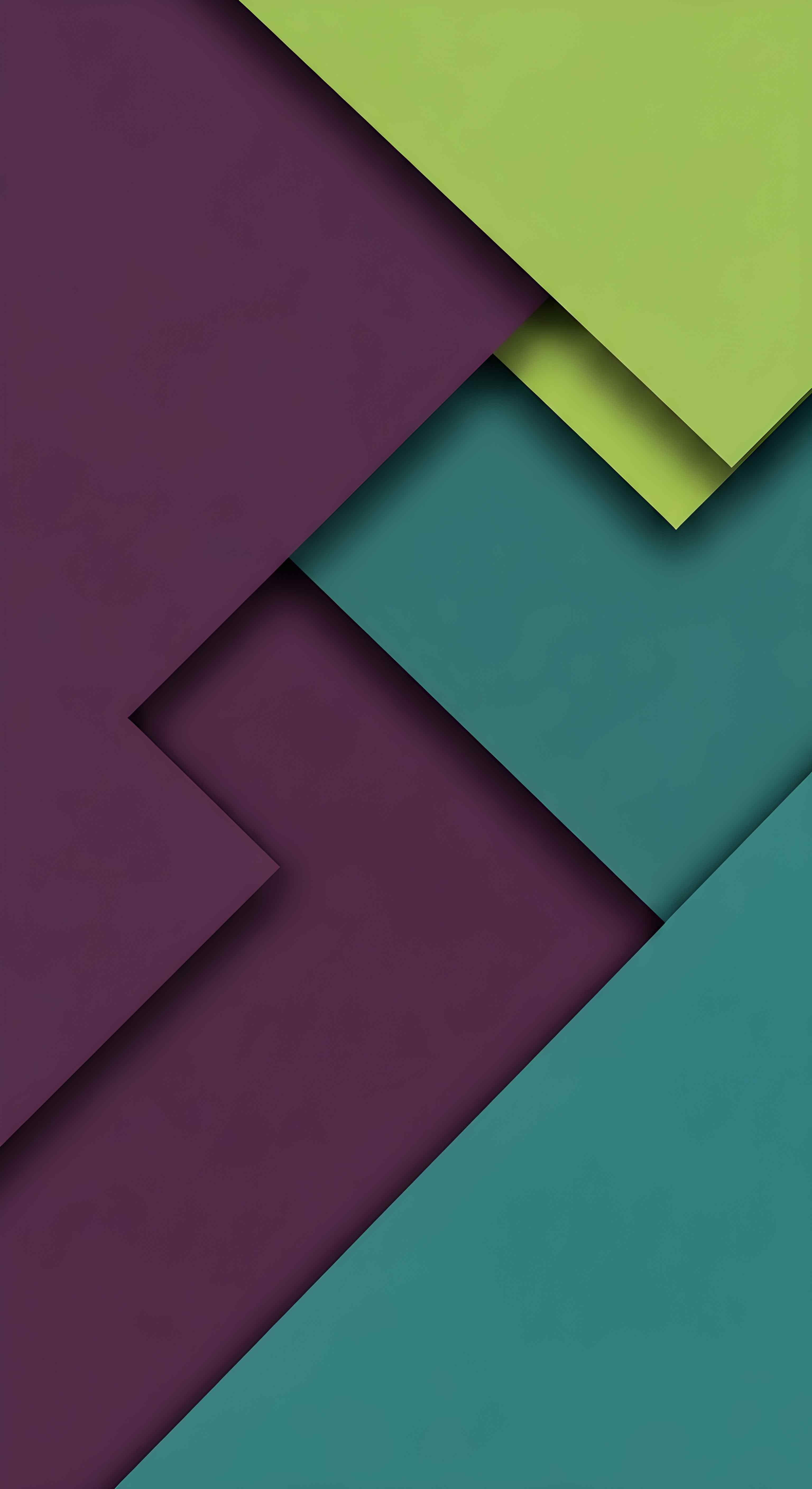 Aesthetic Material Design 4K Wallpaper - Cool Geometric Abstract Shapes