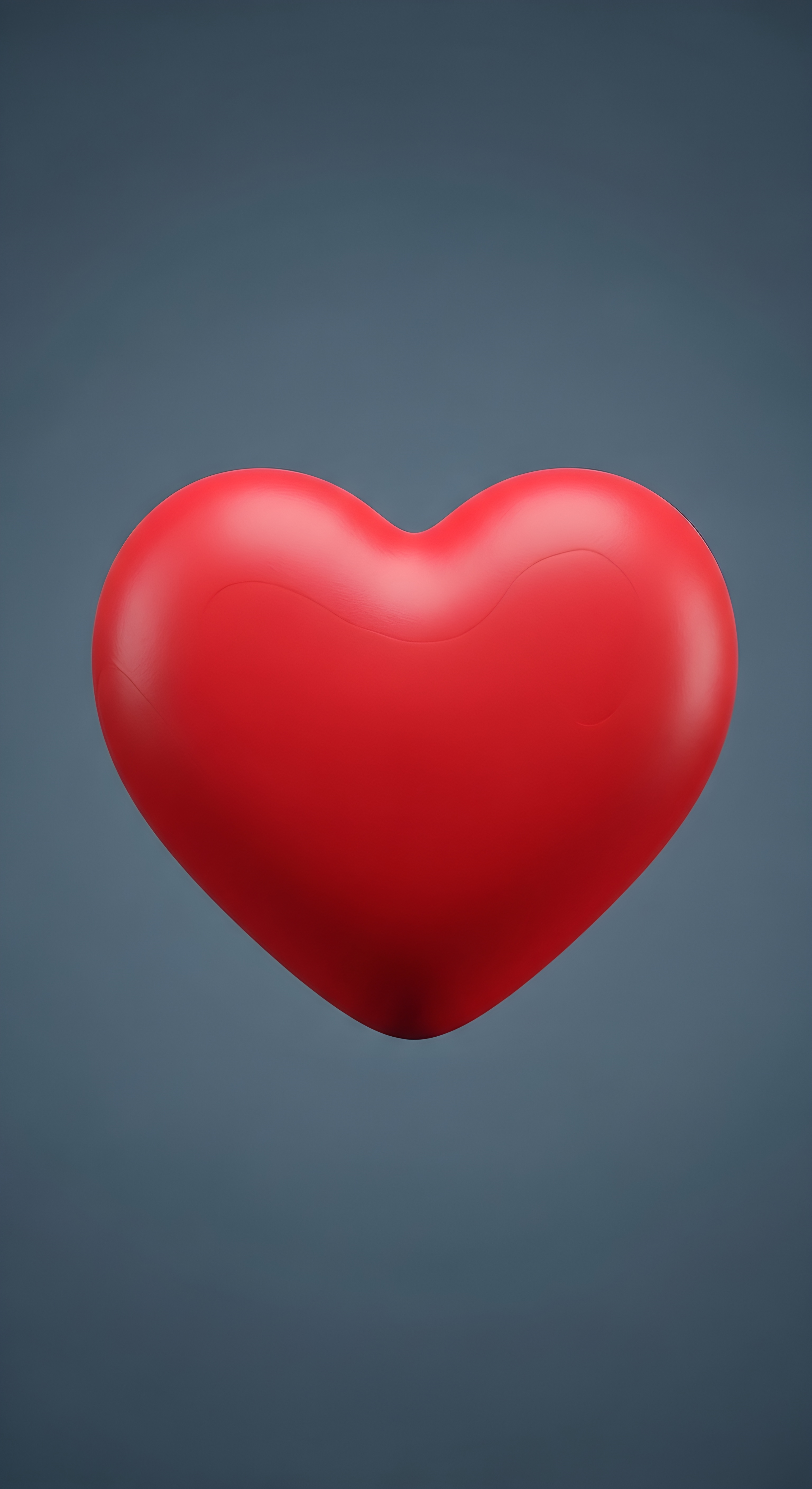 3D Red Heart Wallpaper HD 4K - Aesthetic Love Background for Mobile