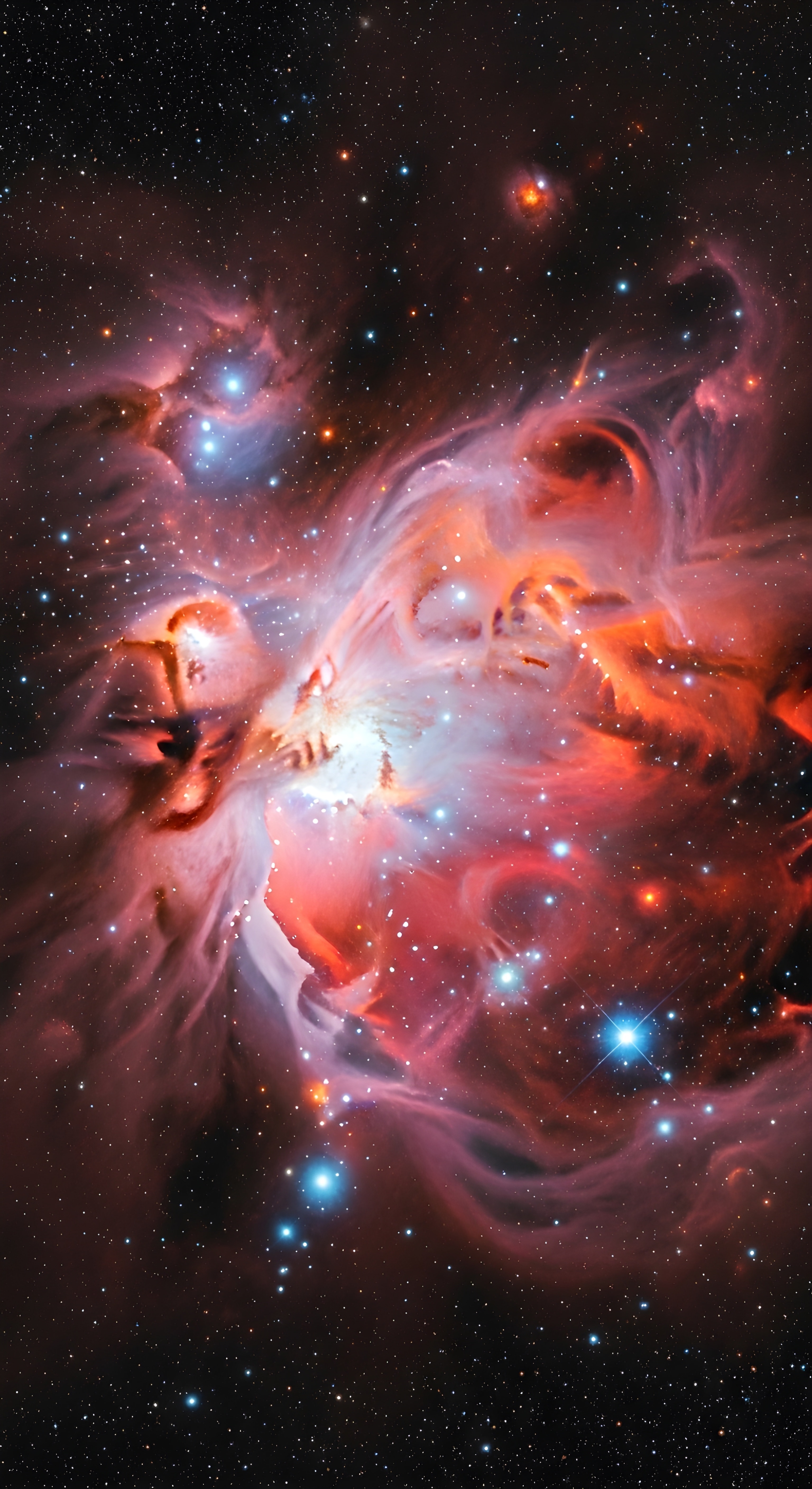 Vibrant Cosmic Nebula Space Wallpaper HD 4K - Aesthetic Galaxy Background