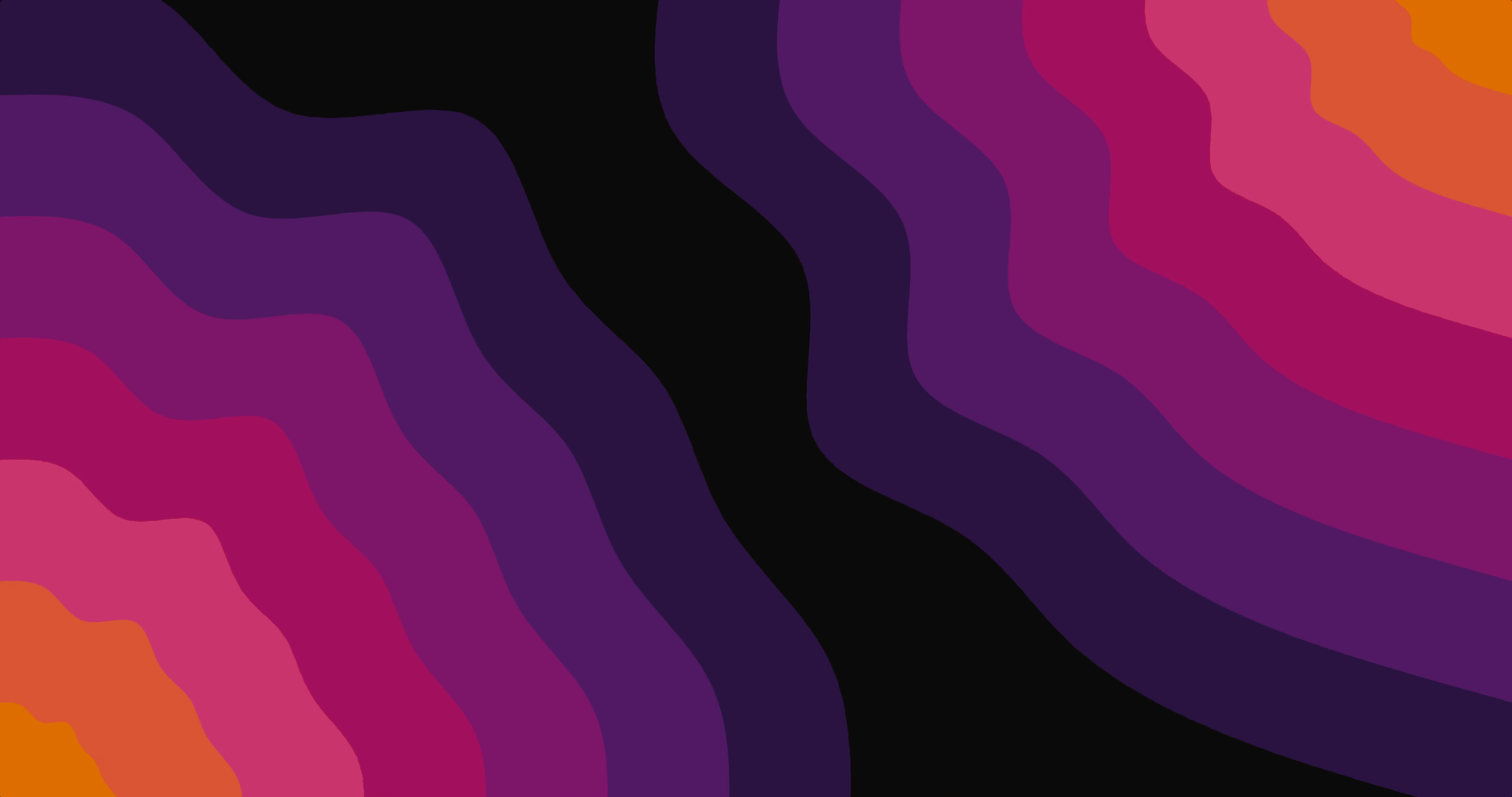 Abstract Wavy Aesthetic Wallpaper HD 4K - Colorful Dark Minimalist Background