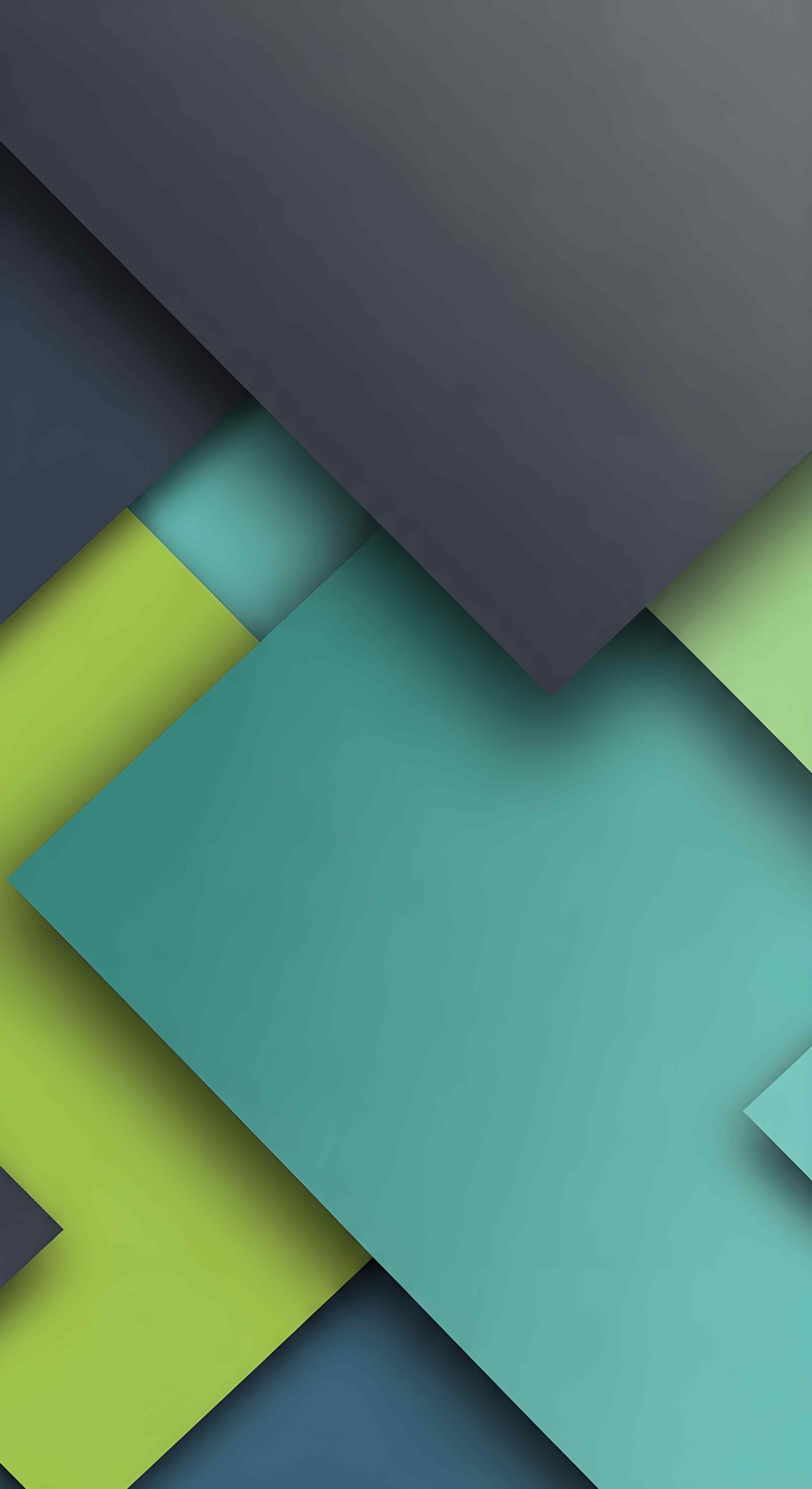 Aesthetic Abstract Geometric Wallpaper HD 4K - Cool Material Design Background